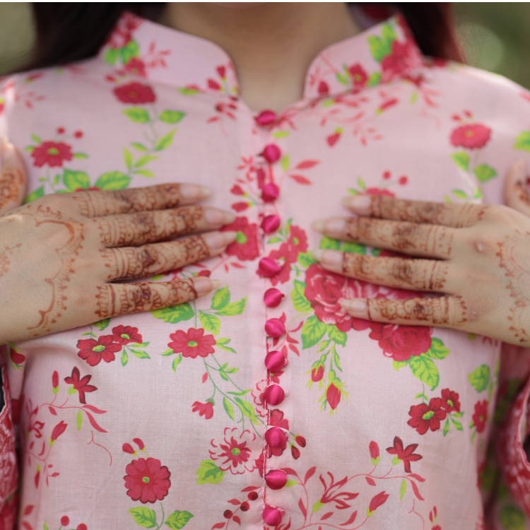 Rosalia – 2-Piece Printed & Embroidered Lawn Set